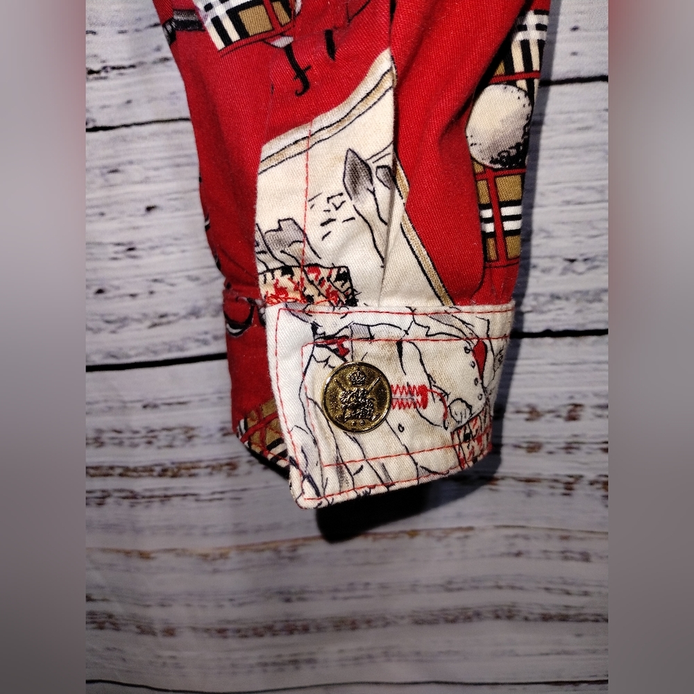Tail Red Golf Print Jacket - Picture 5 of 10